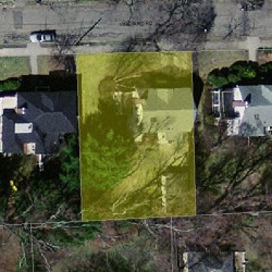 18 Vineyard Rd, Newton, MA 02459 aerial view