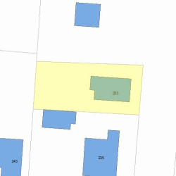 233 California St, Newton, MA 02458 plot plan