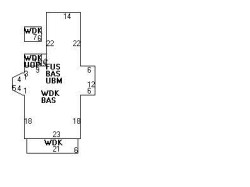 39 Auburn St, Newton, MA 02465 floor plan