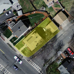 130 Waltham St, Newton, MA 02465 aerial view