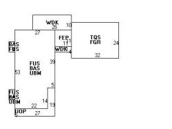 21 Central St, Newton, MA 02466 floor plan