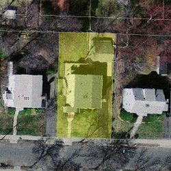 105 Oakdale Rd, Newton, MA 02461 aerial view