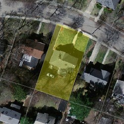 44 Fenno Rd, Newton, MA 02459 aerial view