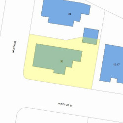 30 Walker St, Newton, MA 02460 plot plan