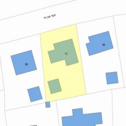 62 Tyler Ter, Newton, MA 02459 plot plan