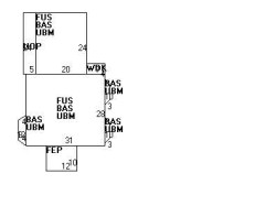 201 Cherry St, Newton, MA 02465 floor plan