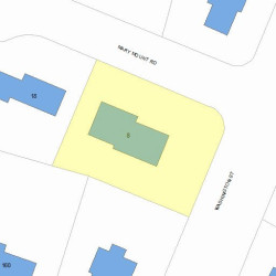8 Mary Mount Rd, Newton, MA 02466 plot plan