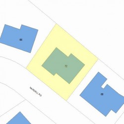 72 Nardell Rd, Newton, MA 02459 plot plan