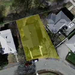 11 Fordham Rd, Newton, MA 02465 aerial view