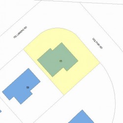 65 Fellsmere Rd, Newton, MA 02459 plot plan