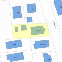 137 Harvard St, Newton, MA 02460 plot plan