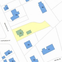 390 Winchester St, Newton, MA 02461 plot plan