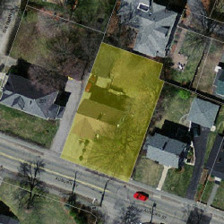 201 Auburn St, Newton, MA 02466 aerial view