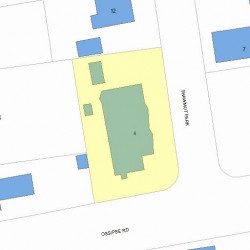 4 Shawmut Park, Newton, MA 02464 plot plan