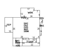 15 Groveland St, Newton, MA 02466 floor plan