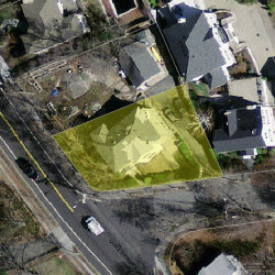 4 Beecher Pl, Newton, MA 02459 aerial view