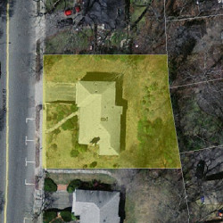 696 Walnut St, Newton, MA 02459 aerial view