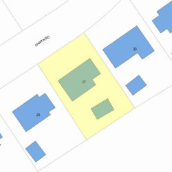 27 Chapin Rd, Newton, MA 02459 plot plan