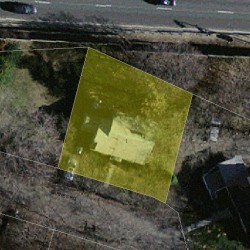 1 Barnes Rd, Newton, MA 02458 aerial view