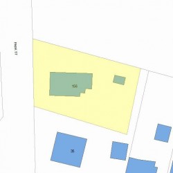 156 Park St, Newton, MA 02458 plot plan