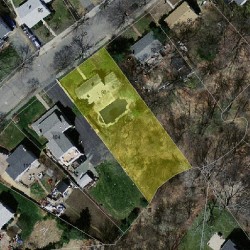 98 Albert Rd, Newton, MA 02466 aerial view