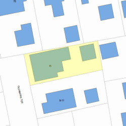 15 Glenmore Ter, Newton, MA 02461 plot plan