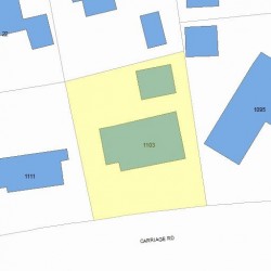 1103 Commonwealth Ave, Newton, MA 02459 plot plan