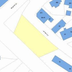 100 Wyman St, Newton, MA 02468 plot plan