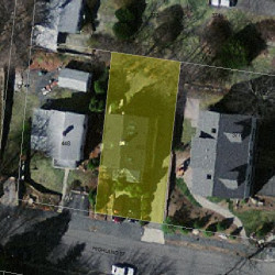 450 Highland St, Newton, MA 02460 aerial view