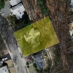 58 Quinobequin Rd, Newton, MA 02462 aerial view