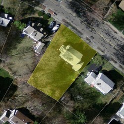 875 Dedham St, Newton, MA 02459 aerial view