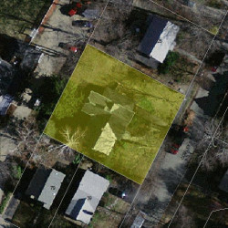 33 Copley St, Newton, MA 02458 aerial view