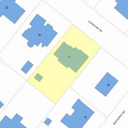 12 Considine Rd, Newton, MA 02459 plot plan