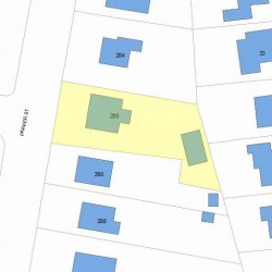 288 Parker St, Newton, MA 02459 plot plan