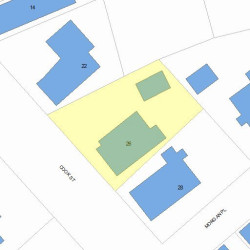 26 Cook St, Newton, MA 02458 plot plan