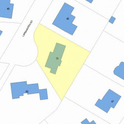 56 Lawmarissa Rd, Newton, MA 02468 plot plan