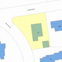 66 Fountain St, Newton, MA 02465 plot plan