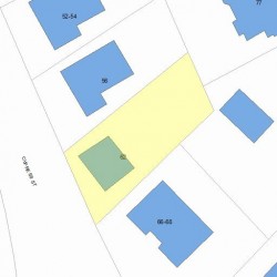 62 Cypress St, Newton, MA 02459 plot plan