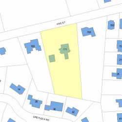 170 Otis St, Newton, MA 02465 plot plan