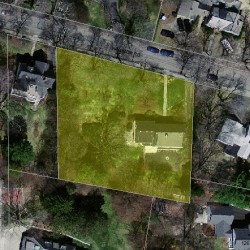 170 Windsor Rd, Newton, MA 02468 aerial view
