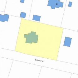 27 Sargent St, Newton, MA 02458 plot plan