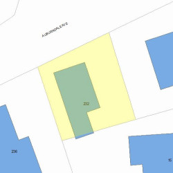 232 Auburndale Ave, Newton, MA 02466 plot plan