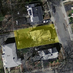 151 Harvard St, Newton, MA 02460 aerial view