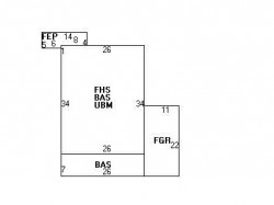 327 Waltham St, Newton, MA 02465 floor plan