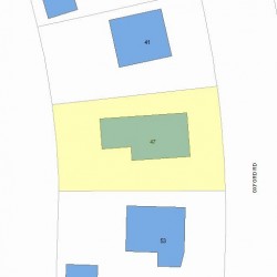 47 Oxford Rd, Newton, MA 02459 plot plan