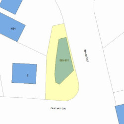 901 Walnut St, Newton, MA 02461 plot plan