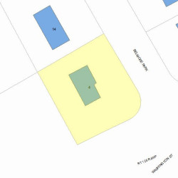 4 Belmore Park, Newton, MA 02462 plot plan