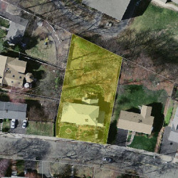 16 Hartman Rd, Newton, MA 02459 aerial view