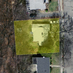 17 Regina Rd, Newton, MA 02466 aerial view