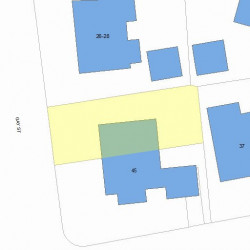 30 Gay St, Newton, MA 02460 plot plan